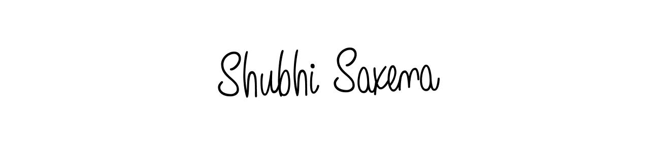 Design your own signature with our free online signature maker. With this signature software, you can create a handwritten (Angelique-Rose-font-FFP) signature for name Shubhi Saxena. Shubhi Saxena signature style 5 images and pictures png