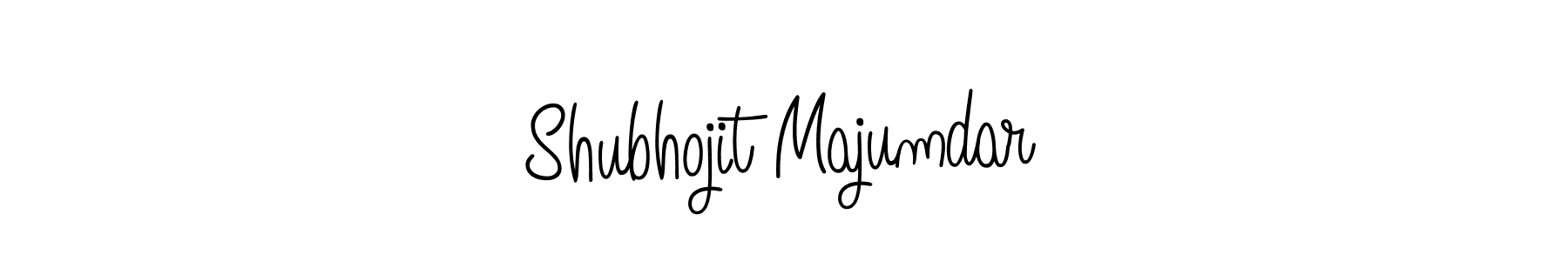 The best way (Angelique-Rose-font-FFP) to make a short signature is to pick only two or three words in your name. The name Shubhojit Majumdar include a total of six letters. For converting this name. Shubhojit Majumdar signature style 5 images and pictures png