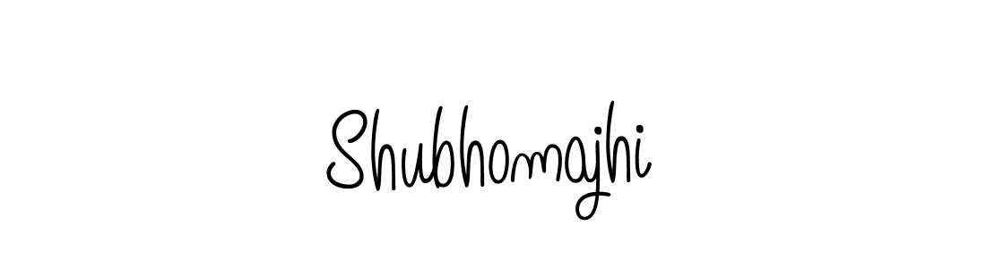 You should practise on your own different ways (Angelique-Rose-font-FFP) to write your name (Shubhomajhi) in signature. don't let someone else do it for you. Shubhomajhi signature style 5 images and pictures png