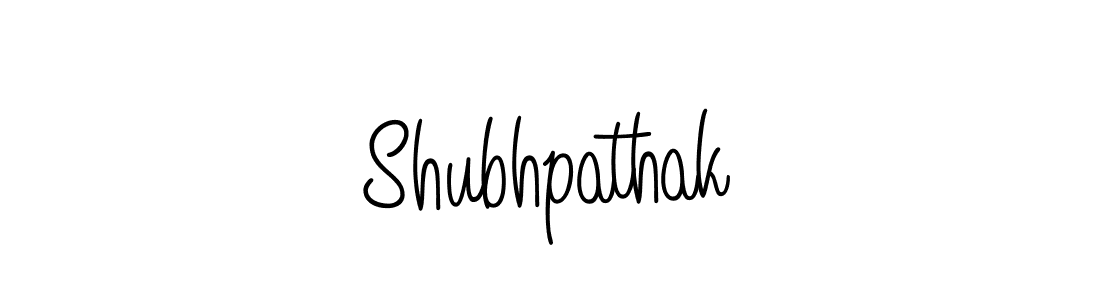 How to make Shubhpathak signature? Angelique-Rose-font-FFP is a professional autograph style. Create handwritten signature for Shubhpathak name. Shubhpathak signature style 5 images and pictures png