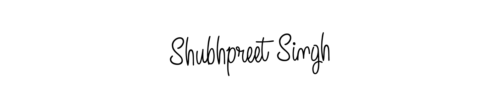 Create a beautiful signature design for name Shubhpreet Singh. With this signature (Angelique-Rose-font-FFP) fonts, you can make a handwritten signature for free. Shubhpreet Singh signature style 5 images and pictures png