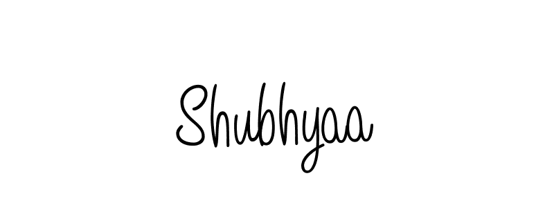 You should practise on your own different ways (Angelique-Rose-font-FFP) to write your name (Shubhyaa) in signature. don't let someone else do it for you. Shubhyaa signature style 5 images and pictures png