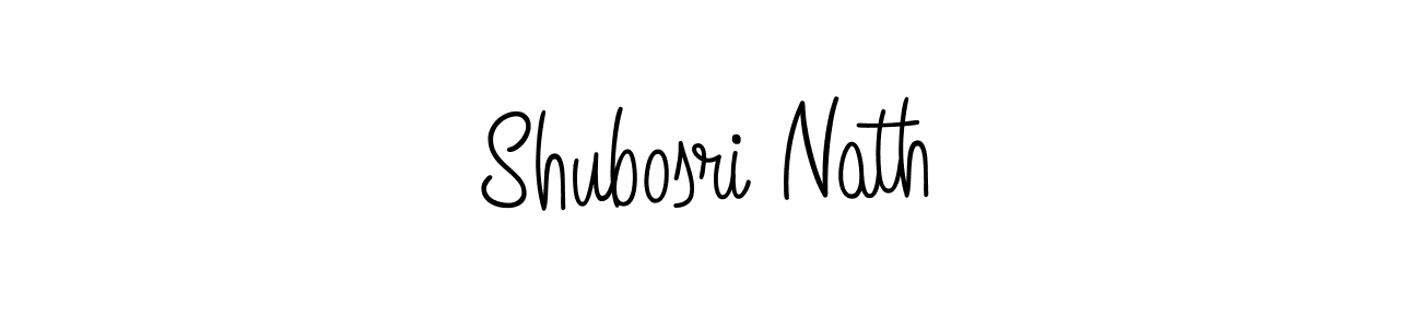 Create a beautiful signature design for name Shubosri Nath. With this signature (Angelique-Rose-font-FFP) fonts, you can make a handwritten signature for free. Shubosri Nath signature style 5 images and pictures png