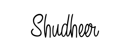 A modern signature idea for name Shudheer using Angelique-Rose-font-FFP font. Clean strokes and elegant curves make it stand out instantly. Shudheer signature style 5 images and pictures png