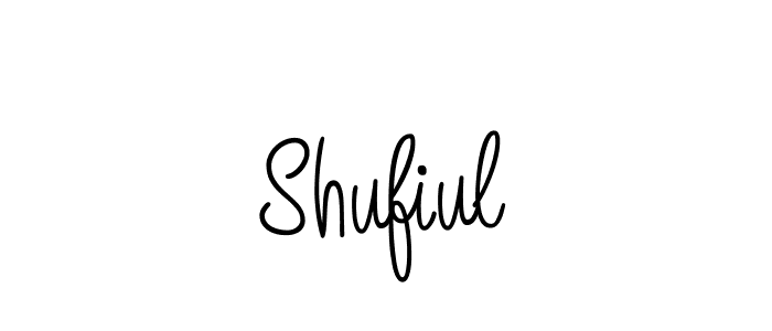 The best way (Angelique-Rose-font-FFP) to make a short signature is to pick only two or three words in your name. The name Shufiul include a total of six letters. For converting this name. Shufiul signature style 5 images and pictures png