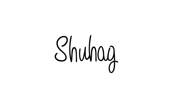 Design your own signature with our free online signature maker. With this signature software, you can create a handwritten (Angelique-Rose-font-FFP) signature for name Shuhag. Shuhag signature style 5 images and pictures png