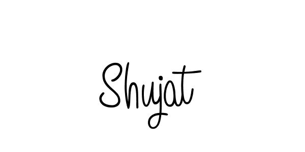 How to make Shujat signature? Angelique-Rose-font-FFP is a professional autograph style. Create handwritten signature for Shujat name. Shujat signature style 5 images and pictures png