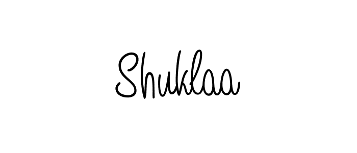 Make a beautiful signature design for name Shuklaa. Use this online signature maker to create a handwritten signature for free. Shuklaa signature style 5 images and pictures png