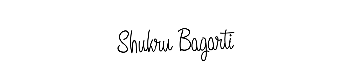 Use a signature maker to create a handwritten signature online. With this signature software, you can design (Angelique-Rose-font-FFP) your own signature for name Shukru Bagarti. Shukru Bagarti signature style 5 images and pictures png