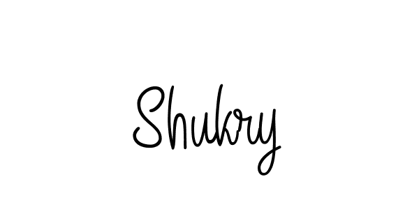 How to make Shukry signature? Angelique-Rose-font-FFP is a professional autograph style. Create handwritten signature for Shukry name. Shukry signature style 5 images and pictures png