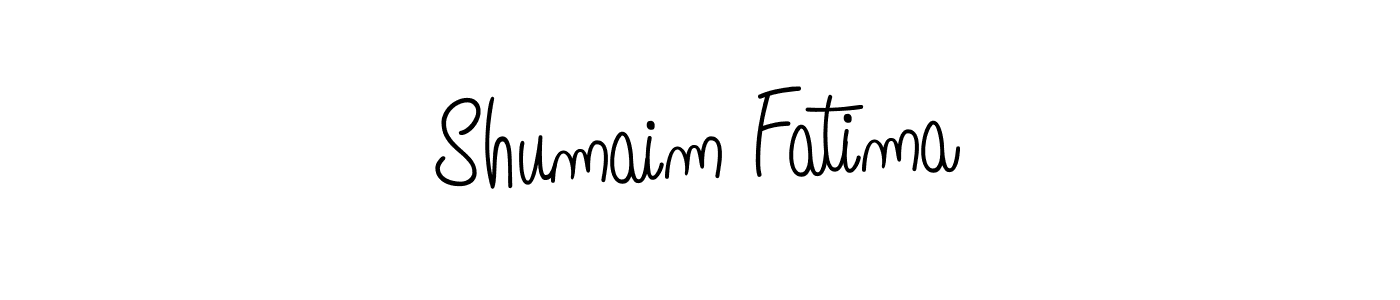 Once you've used our free online signature maker to create your best signature Angelique-Rose-font-FFP style, it's time to enjoy all of the benefits that Shumaim Fatima name signing documents. Shumaim Fatima signature style 5 images and pictures png