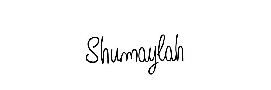 Make a beautiful signature design for name Shumaylah. Use this online signature maker to create a handwritten signature for free. Shumaylah signature style 5 images and pictures png