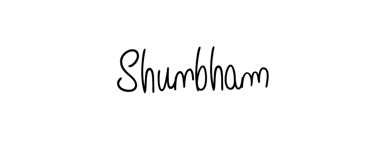 Make a beautiful signature design for name Shunbham. Use this online signature maker to create a handwritten signature for free. Shunbham signature style 5 images and pictures png