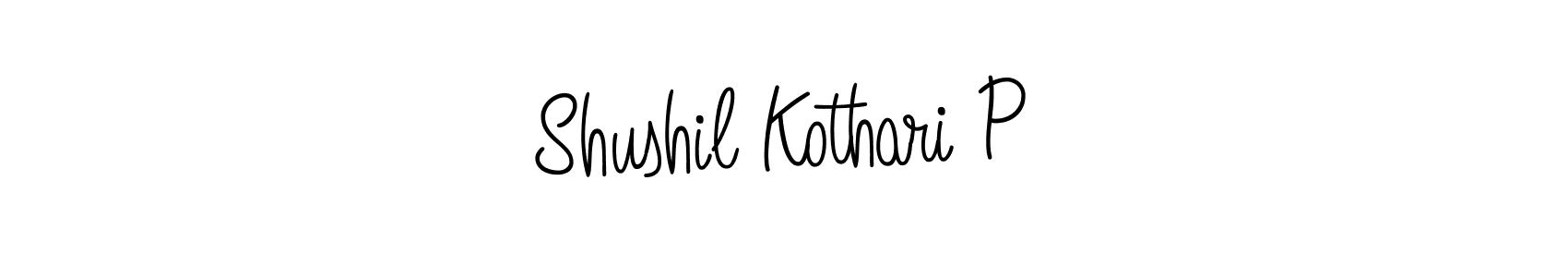 Best and Professional Signature Style for Shushil Kothari P. Angelique-Rose-font-FFP Best Signature Style Collection. Shushil Kothari P signature style 5 images and pictures png