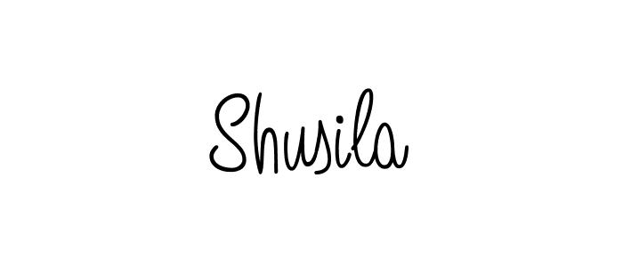 Also we have Shusila name is the best signature style. Create professional handwritten signature collection using Angelique-Rose-font-FFP autograph style. Shusila signature style 5 images and pictures png