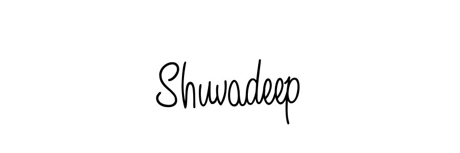 How to make Shuvadeep name signature. Use Angelique-Rose-font-FFP style for creating short signs online. This is the latest handwritten sign. Shuvadeep signature style 5 images and pictures png