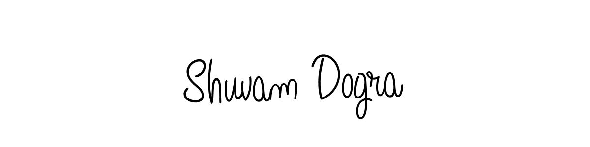 Make a short Shuvam Dogra signature style. Manage your documents anywhere anytime using Angelique-Rose-font-FFP. Create and add eSignatures, submit forms, share and send files easily. Shuvam Dogra signature style 5 images and pictures png