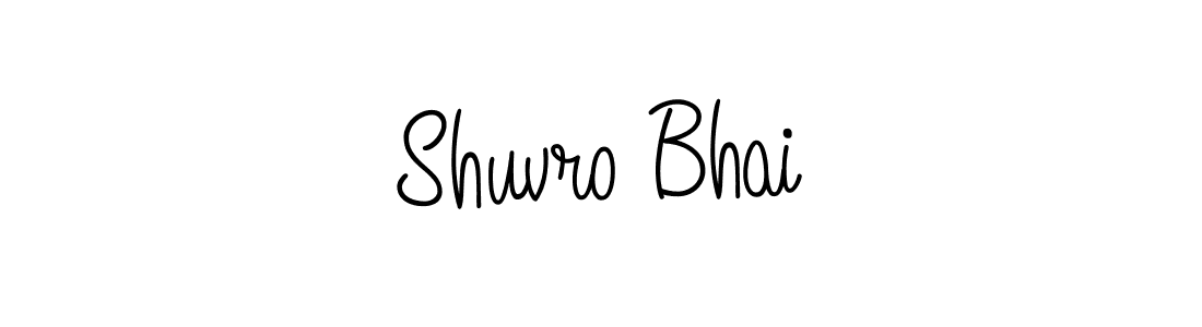 How to make Shuvro Bhai signature? Angelique-Rose-font-FFP is a professional autograph style. Create handwritten signature for Shuvro Bhai name. Shuvro Bhai signature style 5 images and pictures png