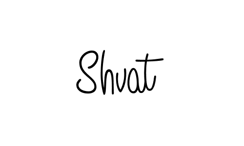 Shvat stylish signature style. Best Handwritten Sign (Angelique-Rose-font-FFP) for my name. Handwritten Signature Collection Ideas for my name Shvat. Shvat signature style 5 images and pictures png