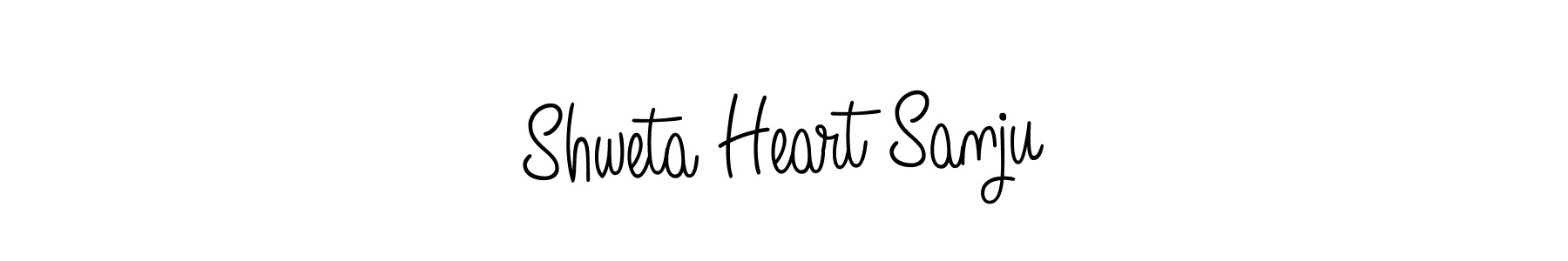 How to Draw Shweta Heart Sanju signature style? Angelique-Rose-font-FFP is a latest design signature styles for name Shweta Heart Sanju. Shweta Heart Sanju signature style 5 images and pictures png