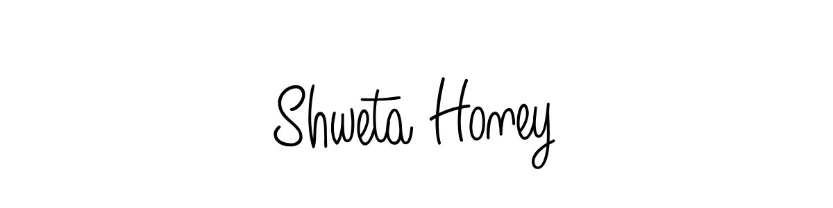 Create a beautiful signature design for name Shweta Honey. With this signature (Angelique-Rose-font-FFP) fonts, you can make a handwritten signature for free. Shweta Honey signature style 5 images and pictures png