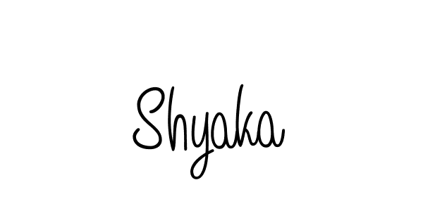 Make a beautiful signature design for name Shyaka. Use this online signature maker to create a handwritten signature for free. Shyaka signature style 5 images and pictures png