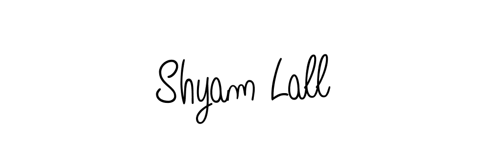 How to make Shyam Lall name signature. Use Angelique-Rose-font-FFP style for creating short signs online. This is the latest handwritten sign. Shyam Lall signature style 5 images and pictures png