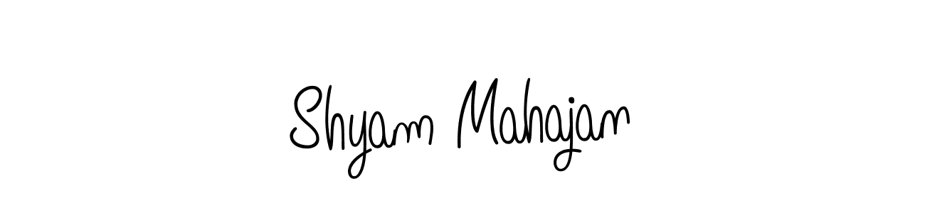 Design your own signature with our free online signature maker. With this signature software, you can create a handwritten (Angelique-Rose-font-FFP) signature for name Shyam Mahajan. Shyam Mahajan signature style 5 images and pictures png