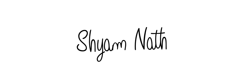 How to make Shyam Nath name signature. Use Angelique-Rose-font-FFP style for creating short signs online. This is the latest handwritten sign. Shyam Nath signature style 5 images and pictures png