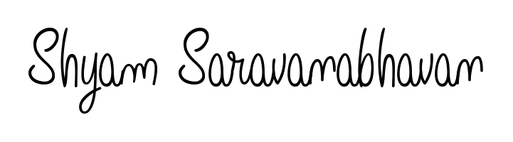 Make a short Shyam Saravanabhavan signature style. Manage your documents anywhere anytime using Angelique-Rose-font-FFP. Create and add eSignatures, submit forms, share and send files easily. Shyam Saravanabhavan signature style 5 images and pictures png