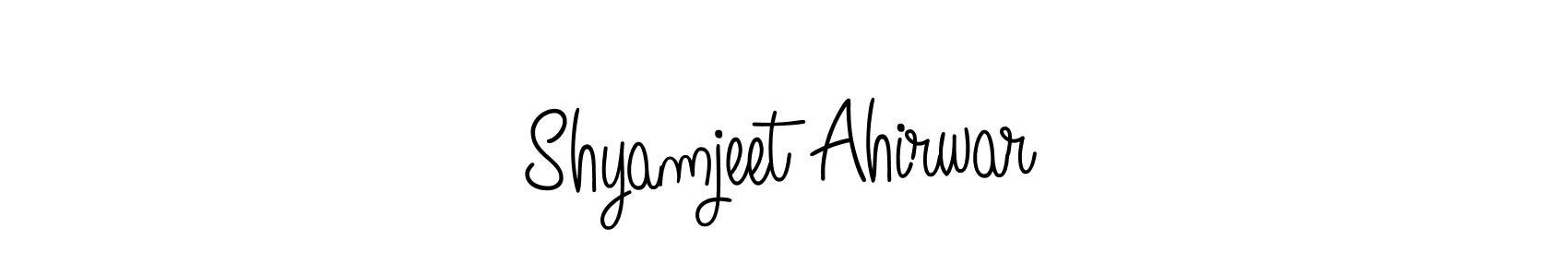 It looks lik you need a new signature style for name Shyamjeet Ahirwar. Design unique handwritten (Angelique-Rose-font-FFP) signature with our free signature maker in just a few clicks. Shyamjeet Ahirwar signature style 5 images and pictures png