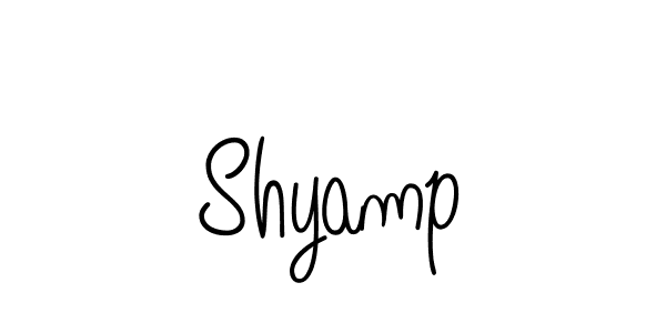 Best and Professional Signature Style for Shyamp. Angelique-Rose-font-FFP Best Signature Style Collection. Shyamp signature style 5 images and pictures png