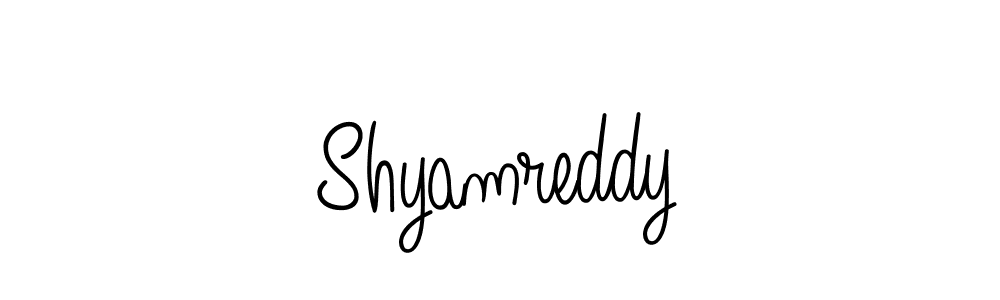 Also we have Shyamreddy name is the best signature style. Create professional handwritten signature collection using Angelique-Rose-font-FFP autograph style. Shyamreddy signature style 5 images and pictures png