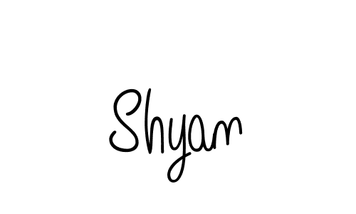 Also we have Shyan name is the best signature style. Create professional handwritten signature collection using Angelique-Rose-font-FFP autograph style. Shyan signature style 5 images and pictures png