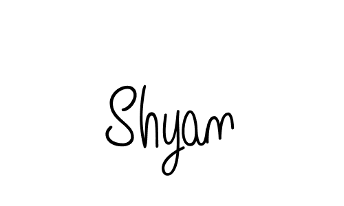 Best and Professional Signature Style for Shyan. Angelique-Rose-font-FFP Best Signature Style Collection. Shyan signature style 5 images and pictures png