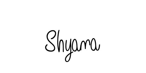 How to make Shyana signature? Angelique-Rose-font-FFP is a professional autograph style. Create handwritten signature for Shyana name. Shyana signature style 5 images and pictures png