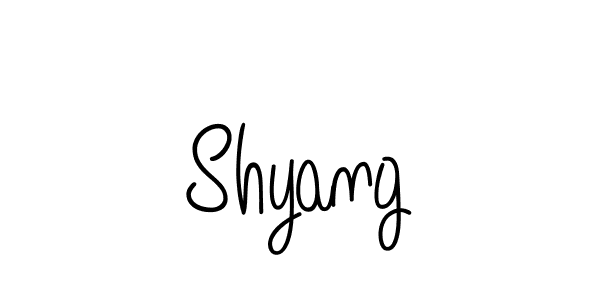 Create a beautiful signature design for name Shyang. With this signature (Angelique-Rose-font-FFP) fonts, you can make a handwritten signature for free. Shyang signature style 5 images and pictures png