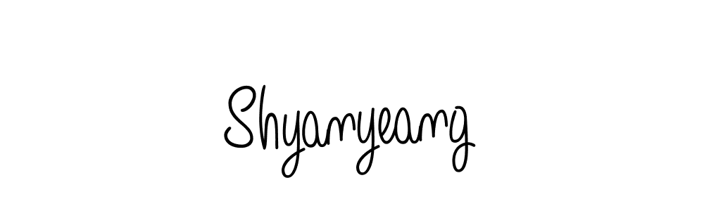 How to Draw Shyanyeang signature style? Angelique-Rose-font-FFP is a latest design signature styles for name Shyanyeang. Shyanyeang signature style 5 images and pictures png