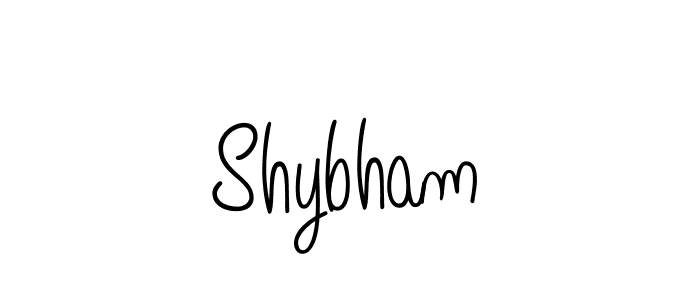 How to make Shybham name signature. Use Angelique-Rose-font-FFP style for creating short signs online. This is the latest handwritten sign. Shybham signature style 5 images and pictures png