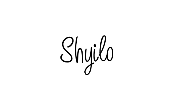 Shyilo stylish signature style. Best Handwritten Sign (Angelique-Rose-font-FFP) for my name. Handwritten Signature Collection Ideas for my name Shyilo. Shyilo signature style 5 images and pictures png