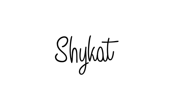 Angelique-Rose-font-FFP is a professional signature style that is perfect for those who want to add a touch of class to their signature. It is also a great choice for those who want to make their signature more unique. Get Shykat name to fancy signature for free. Shykat signature style 5 images and pictures png