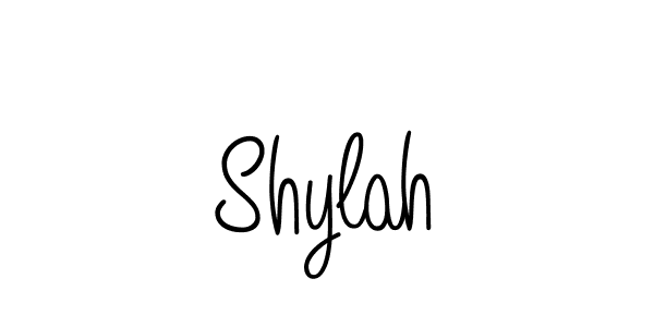 How to Draw Shylah signature style? Angelique-Rose-font-FFP is a latest design signature styles for name Shylah. Shylah signature style 5 images and pictures png