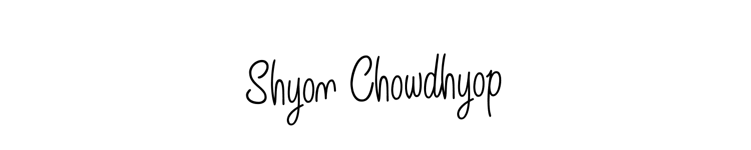 Also You can easily find your signature by using the search form. We will create Shyon Chowdhyop name handwritten signature images for you free of cost using Angelique-Rose-font-FFP sign style. Shyon Chowdhyop signature style 5 images and pictures png