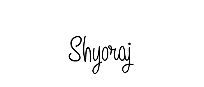 Once you've used our free online signature maker to create your best signature Angelique-Rose-font-FFP style, it's time to enjoy all of the benefits that Shyoraj name signing documents. Shyoraj signature style 5 images and pictures png