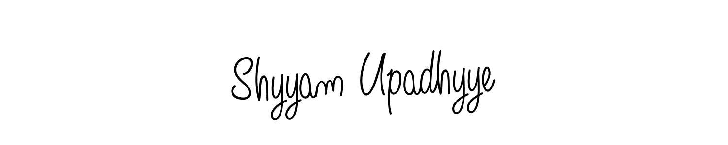 Shyyam Upadhyye stylish signature style. Best Handwritten Sign (Angelique-Rose-font-FFP) for my name. Handwritten Signature Collection Ideas for my name Shyyam Upadhyye. Shyyam Upadhyye signature style 5 images and pictures png