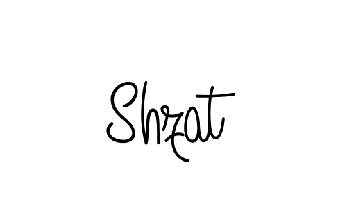 Shzat stylish signature style. Best Handwritten Sign (Angelique-Rose-font-FFP) for my name. Handwritten Signature Collection Ideas for my name Shzat. Shzat signature style 5 images and pictures png