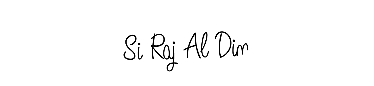 Use a signature maker to create a handwritten signature online. With this signature software, you can design (Angelique-Rose-font-FFP) your own signature for name Si Raj Al Din. Si Raj Al Din signature style 5 images and pictures png