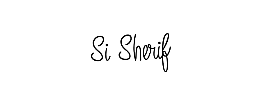 Si Sherif stylish signature style. Best Handwritten Sign (Angelique-Rose-font-FFP) for my name. Handwritten Signature Collection Ideas for my name Si Sherif. Si Sherif signature style 5 images and pictures png