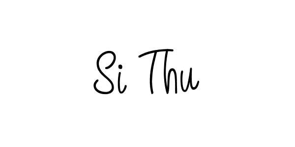 Create a beautiful signature design for name Si Thu. With this signature (Angelique-Rose-font-FFP) fonts, you can make a handwritten signature for free. Si Thu signature style 5 images and pictures png