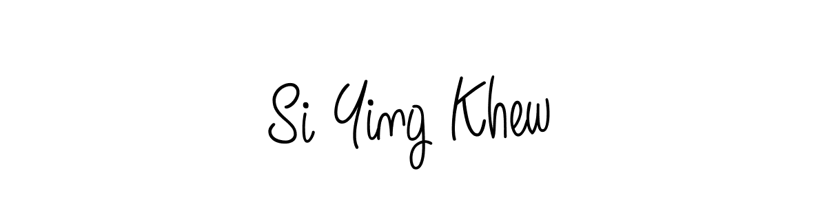 Create a beautiful signature design for name Si Ying Khew. With this signature (Angelique-Rose-font-FFP) fonts, you can make a handwritten signature for free. Si Ying Khew signature style 5 images and pictures png